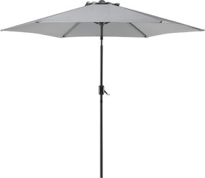 Beliani Parasol ogrodowy Varase Ciemny Szary 270 cm 1