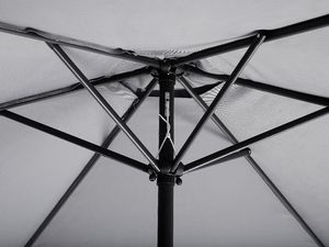 Beliani Parasol ogrodowy Varase Ciemny Szary 270 cm 6