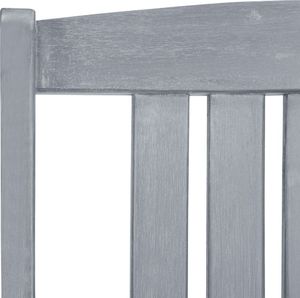 vidaXL Krzesła reżyserskie z poduszkami 4 szt. szare akacjowe 7