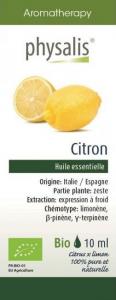 Physa Olejek eteryczny cytryna zwyczajna (citroen) Bio 10 ml 1