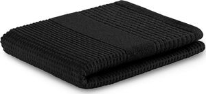 AmeliaHome Ręcznik kąpielowy Plano czarny 70x140 cm 1