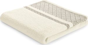 AmeliaHome Ręcznik kąpielowy Volie kremowy 50x90 cm 1