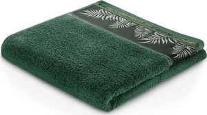 AmeliaHome Ręcznik kąpielowy Pavos butelkowa zieleń 50x90 cm 1