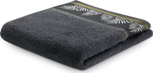 AmeliaHome Ręcznik kąpielowy Pavos grafitowy 50x90 cm 1