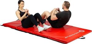 HMS Materac gimnastyczny 4-częściowy MGS01 240 cm x 120 cm x 5 cm pomarańczowy 4