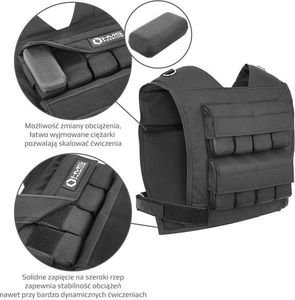 HMS Kamizelka treningowa z obciążeniem 16 kg (KTO16) 9