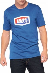 100% T-shirt 100% OFFICIAL krótki rękaw blue roz. L 2