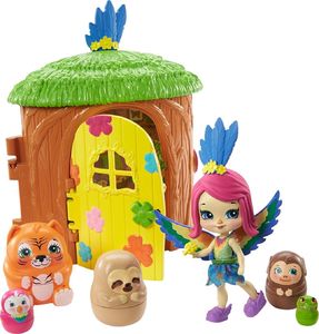 Mattel Enchantimals Peeki Parrot Domek + zwierzaczki 1