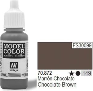 Vallejo Farba Nr 149 Chocolate Brown - (70872) 1