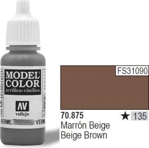Vallejo Farba Nr135 Beige Brown 17ml (70875) 1