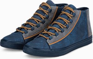 Ombre Buty męskie trampki T343 - granatowe 41 2