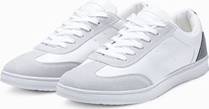 Ombre Buty męskie trampki T373 - białe 42 2