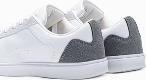 Ombre Buty męskie trampki T373 - białe 42 6