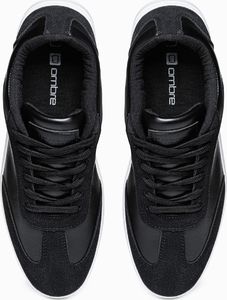 Ombre Buty męskie trampki T373 - czarne 42 4