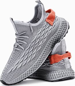 Ombre Buty męskie sneakersy T372 - szare 41 4