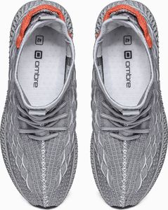Ombre Buty męskie sneakersy T372 - szare 41 5