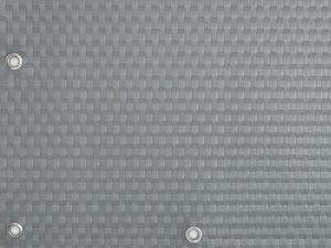 Basari Mata osłona na balkon OCZKOWANA NA WYMIAR SZARY 3