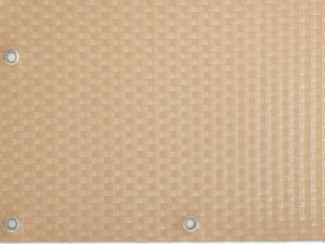 Basari Mata osłona na balkon OCZKOWANA NA WYMIAR KREMOWY 3