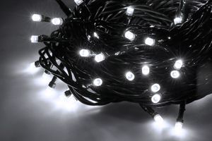 Lampki choinkowe Vipow 100 LED białe zimne 1