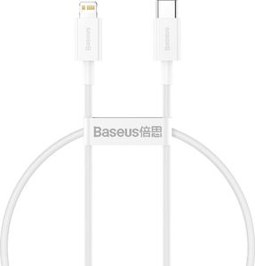 Kabel USB Baseus USB-C - Lightning 0.25 m Biały (CATLYS-02) 1