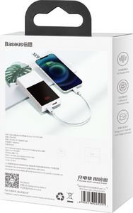 Kabel USB Baseus USB-C - Lightning 0.25 m Biały (CATLYS-02) 11