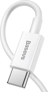 Kabel USB Baseus USB-C - Lightning 0.25 m Biały (CATLYS-02) 3