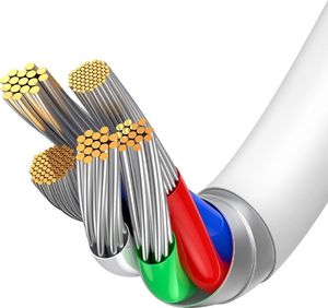 Kabel USB Baseus USB-C - Lightning 1.5 m Biały (CATLYS-B02) 5