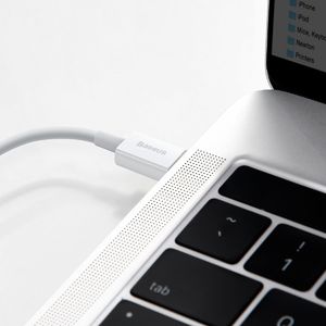 Kabel USB Baseus USB-C - Lightning 1.5 m Biały (CATLYS-B02) 7