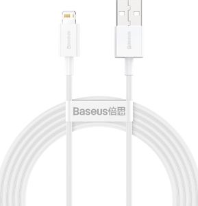 Kabel USB Baseus USB-A - Lightning 2 m Biały (CALYS-C02) 1