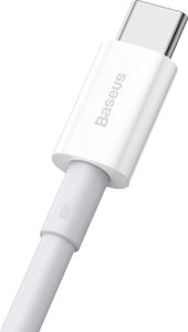 Kabel USB Baseus USB-A - USB-C 1 m Biały (CATYS-02) 5