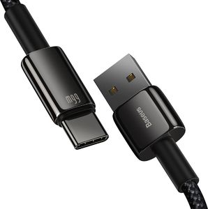 Kabel USB Baseus USB-A - USB-C 1 m Czarny (CATWJ-B01) 3
