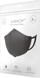 Maska antysmogowa AirPOP AirPOP Active Mask yellow/black 1