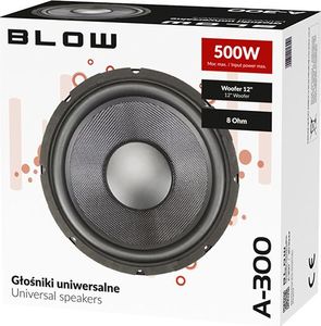 Głośnik samochodowy Blow Głośnik niskotonowy uniwersalny BLOW A-300 8Ohm 500W 3