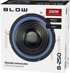 Głośnik samochodowy Blow Głośnik niskotonowy uniwersalny BLOW B-250 8Ohm 200W 3
