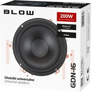 Głośnik samochodowy Blow Głośnik niskotonowy uniwersalny BLOW GDN16 8Ohm 200W 3