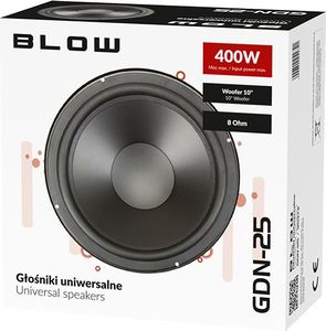 Głośnik samochodowy Blow Głośnik niskotonowy uniwersalny BLOW GDN25 8Ohm 300W 3