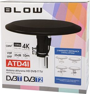 Antena RTV Blow Antena BLOW DVB-T ATD41 aktywna wewnętrzna/zewnętrzna 3