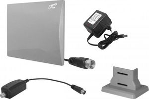 Tuner TV LTC Panelowa antena DVB-T pokojowa LTC do odbioru telewizji naziemnej - szara 3