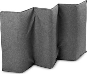 Caretero Łóżeczko turystyczne BASIC PLUS kojec + torba - grafitowe 20