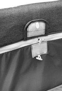 Caretero Łóżeczko turystyczne BASIC PLUS kojec + torba - grafitowe 22