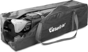 Caretero Łóżeczko turystyczne BASIC PLUS kojec + torba - grafitowe 7