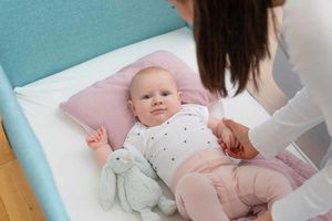 Caretero Łóżeczko turystyczne Caretero BASIC PLUS kojec + torba - różowe 9