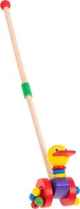 KIK Pchacz na kiju kaczka spacerowa drewniana 3