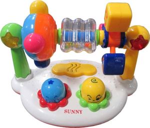 KIK Zabawka edukacyjna interaktywna grzechotka muzyczne królestwo 2