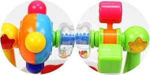 KIK Zabawka edukacyjna interaktywna grzechotka muzyczne królestwo 3