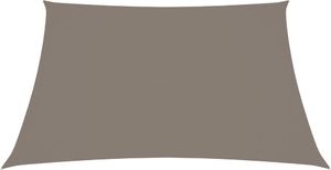 vidaXL Żagiel ogrodowy, tkanina Oxford, kwadratowy, 6x6 m, taupe 3