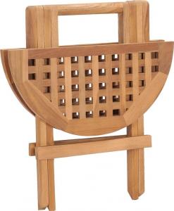 vidaXL Zestaw mebli ogrodowych z poduszkami składany tekowy 3-cz. 3