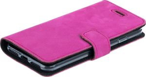 Surazo Etui na telefon Surazo ze skóry naturalnej Wallet case - Nubuk Różowy 5