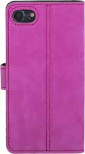 Surazo Etui na telefon Surazo ze skóry naturalnej Wallet case - Nubuk Różowy 6