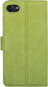 Surazo Etui na telefon Surazo ze skóry naturalnej Wallet case - Nubuk Zielony 6